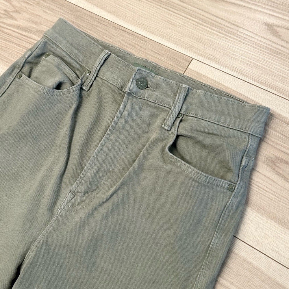 Mother Women’s High Waisted Smokin’ Double Ankle Denim Jeans - Picture 3 of 8